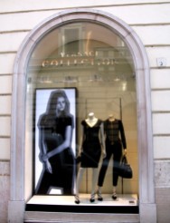 Versace - Via del Babuino and also at Piazza d Spagna