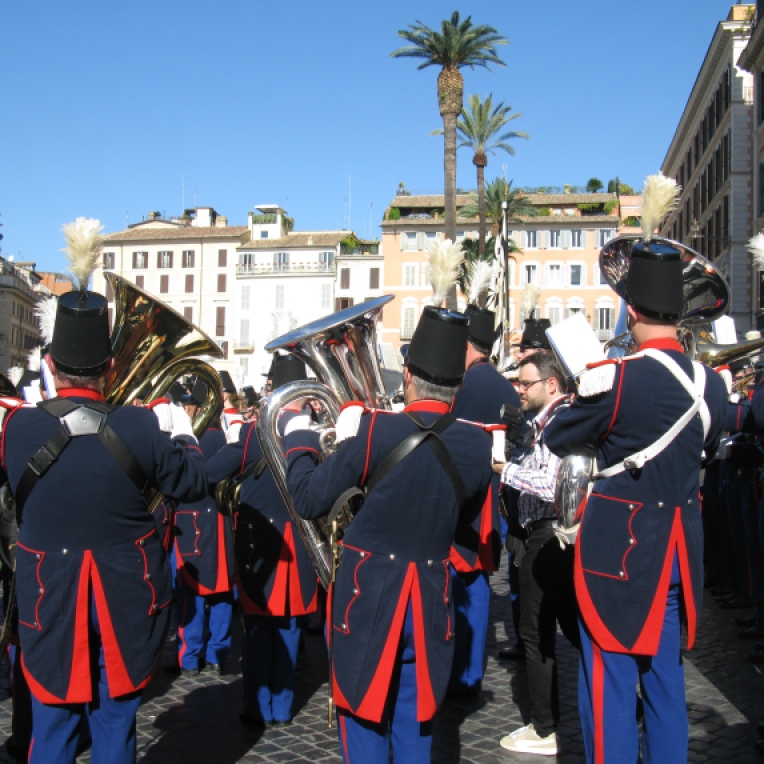 Musicians in Piazza di Spagna