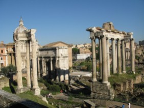 A spring day at the Forum